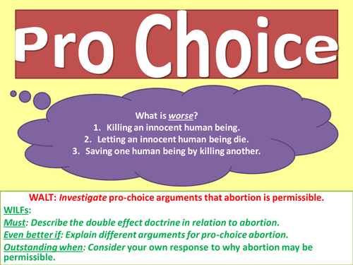 Pro-choice arguments for abortion