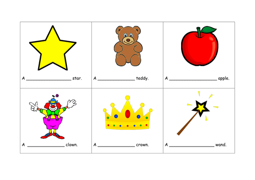 Noun cards - add an adjective