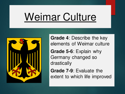 Culture in Weimar Germany
