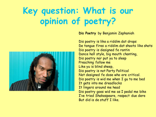 Year 9 Poetry overview PowerPoint