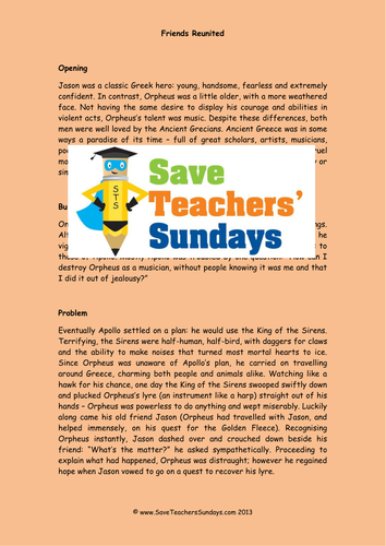 Writing a Short Myth or Legend Lesson Plan and Other Resources (1)