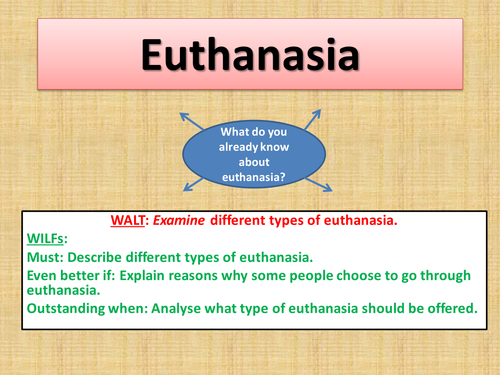 An Introduction to Euthanasia