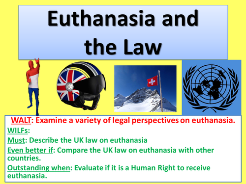 Euthanasia and the law