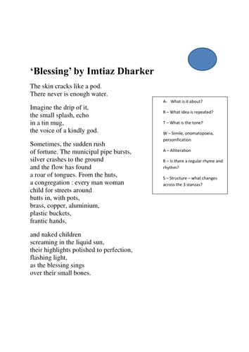 Poetry from other cultures  Limbo Half Caste Blessing The Class Game
