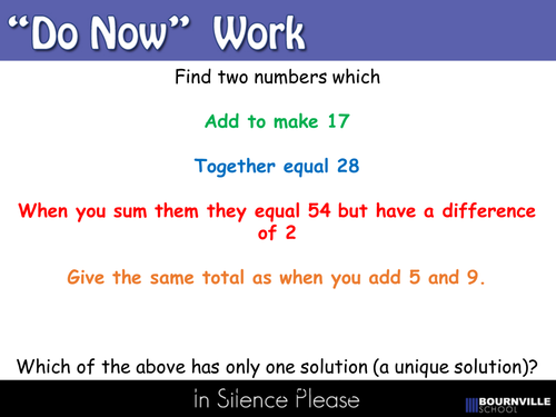 Addition and Subtraction of Whole Numbers