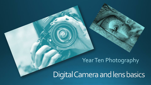 A presentation to explain the basics of digital photography and lens types