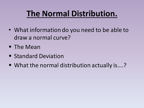 Normal Distribution