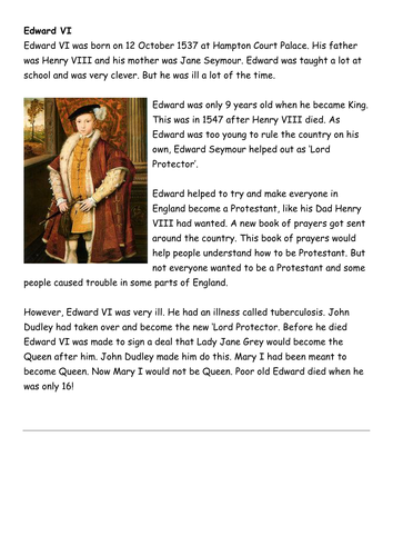 Edward VI- decision time