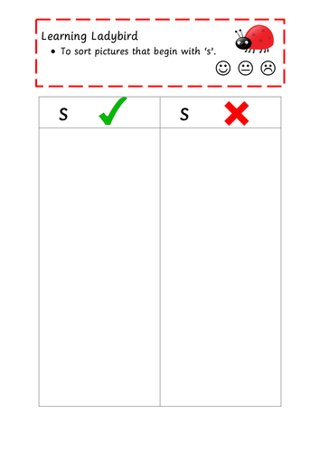 Sort things that begin with 's'