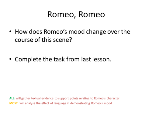 Romeo and Juliet GCSE act 1 scene 5 focus on comaprison of Shakespeare and Luhrmann