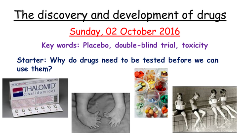 Development of drugs- new Biology GCSE (AQA 1-9)