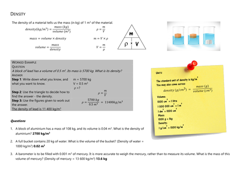 Density Calculations