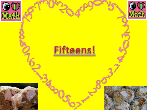 Fifteens Biscuits PPT - Open Evening Activity/Interactive lesson