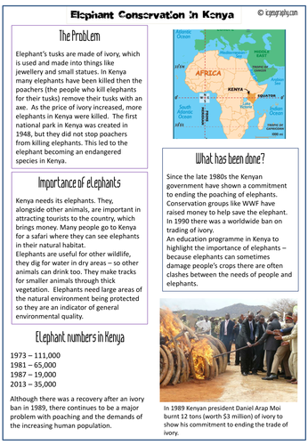 Elephant Conservation in Kenya | Teaching Resources