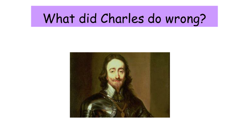 Charles I issues