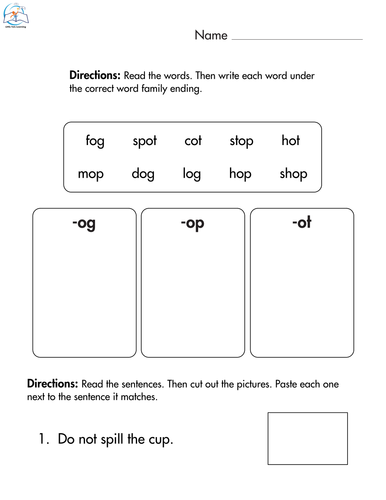 Kindergarten Phonics Reading Passages and Activities