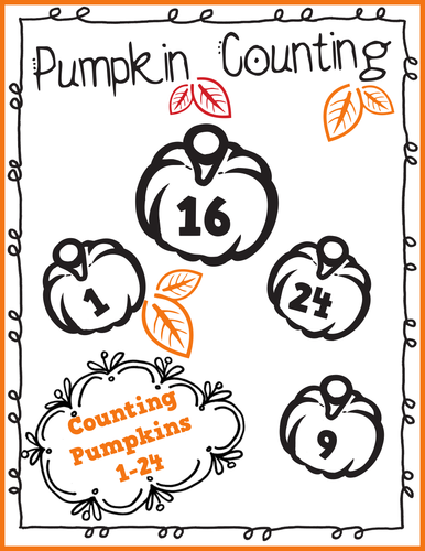 Pumpkin Counting 1-24