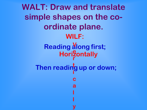 Reading Co-ordinates - Year 5 and 6