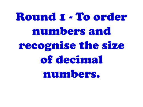 Place Value, Ordering and Rounding Year 6