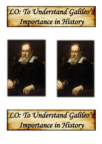 Galileo Powerpoint and Titles