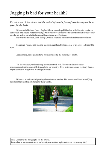 Non-Fiction Writing (3 Student Examples and 2 Activity Sheets