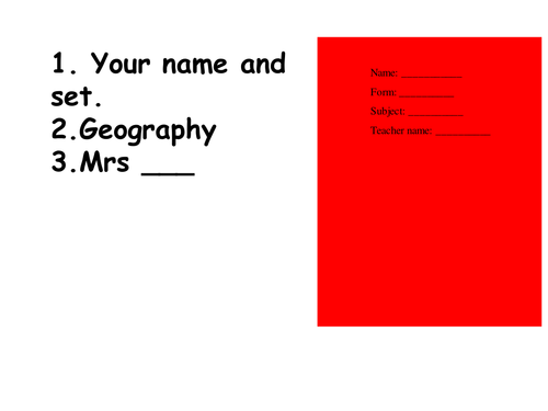 Introduction to Geography - Year 7!