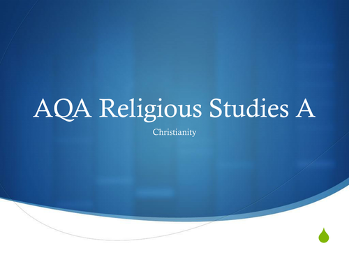 AQA Christianity New 9-1