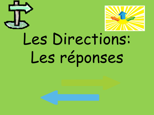 Directions/Les Directions PPT