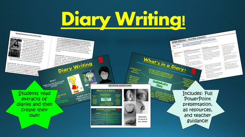 Features of deals a diary entry