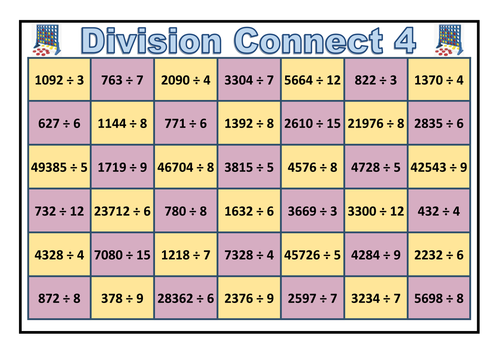 Division Connect 4 Game