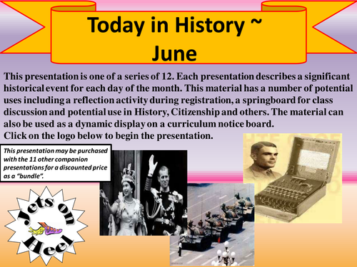 On a June day in History