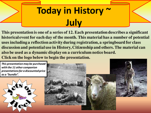 On a July day in History