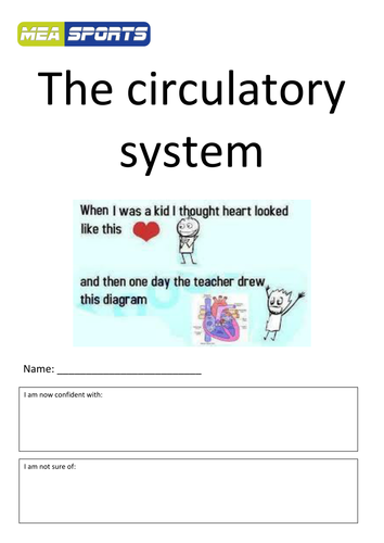 GCSE PE Circulatory System Workbook