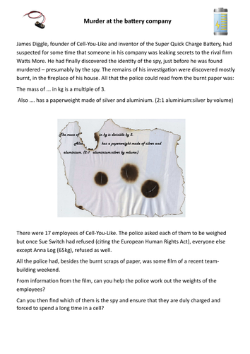 Murder at the battery company