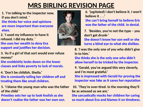 Mrs Birling