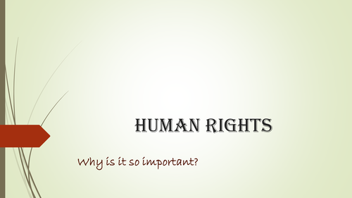 Human Rights; Syrian Refugees, Writing to Argue/Persuade, this is Part 1 of 3