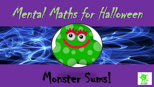 Mental Maths Halloween Monster Sums