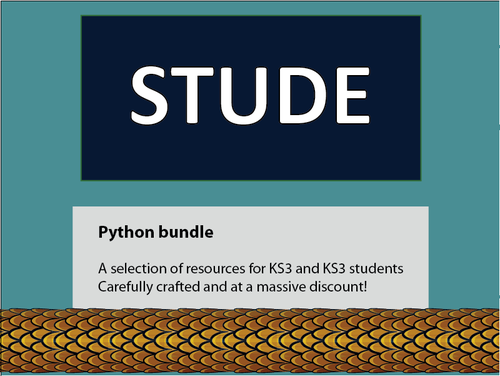 Python KS3 lesson bundle