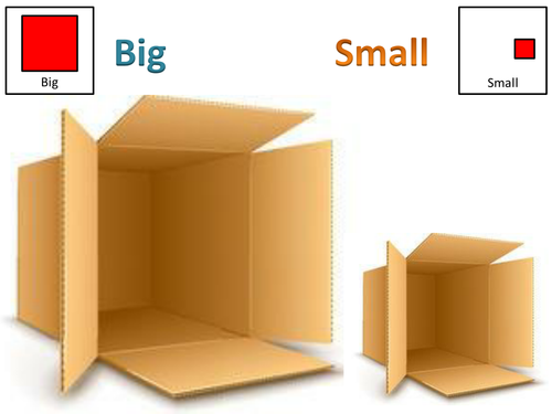 Big & Small (2 x cut and stick activities)