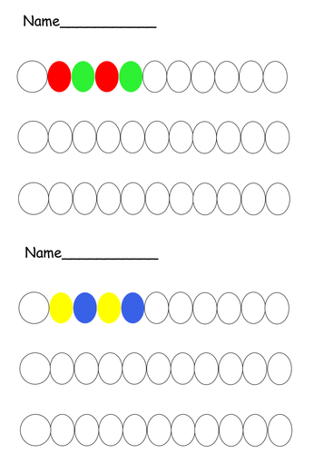 Repeating Pattern Caterpillars by jools272 - Teaching Resources - Tes