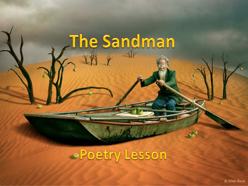 The Sandman Exciting  Poetry Writing Lesson
