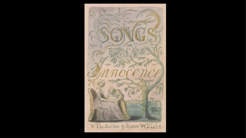 OCR  GCE H074 Literature Poetry - 'Holy Thursday' from Songs of Innocence by William Blake.