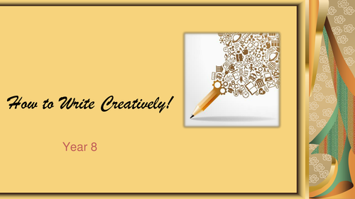 Year 8 Creative Writing task