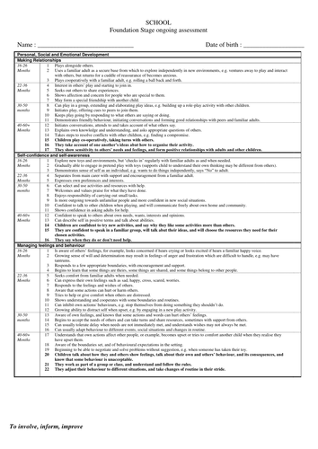 EYFS Developmental Matters Statement document. Easy one area per page. EY/Nursery/Reception