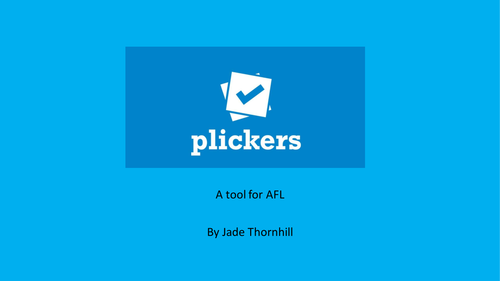 Plickers - Presentation on what plickers is.
