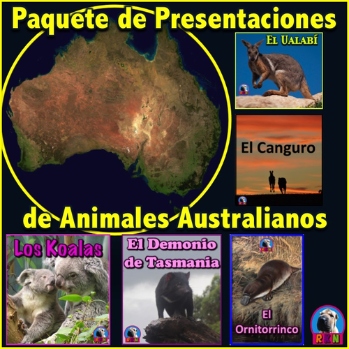 Animales Australianos: Presentaciones en PowerPoint