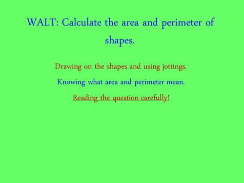 Perimeter Problems year 5 and 6