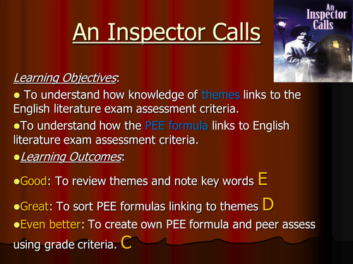 An Inspector Calls: revision of themes and social and historical context