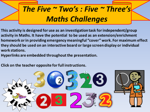 The Maths 22222 33333 Challenge