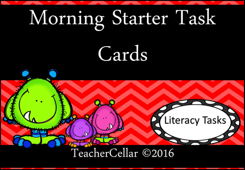 Morning Task Cards